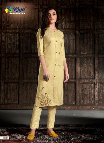 Riya Designer Glory hand work Kurtis with pant catalog