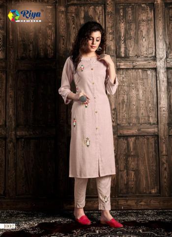 Riya designer Glory Rayon kurtis with Pant catalog wholesaler