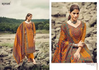 Romani Vaadiyaan Pashmina Woolen Suits Winter 2023 collection
