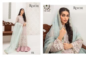 Rouch Qalamkar Net work pakistani Suits Wholesaler