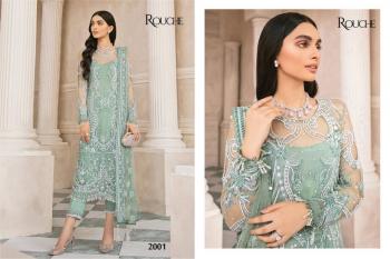 Rouche Gulal Net work pakistani Suits Wholesaler