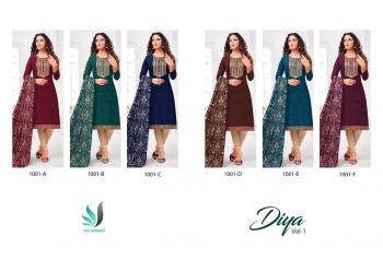 RR Fashion Diya vol 1 Silk Salwar Kameez wholesaler