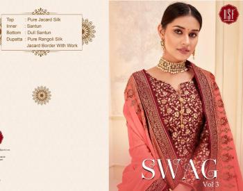 RSF Swag vol 3 Silk Jacquard Salwar Kameez Wholesaler