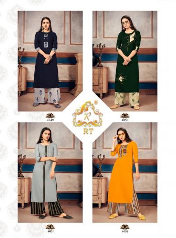 RT Plazzo Queen vol 9 Rayon kurtis with Palazzo Wholesale Price