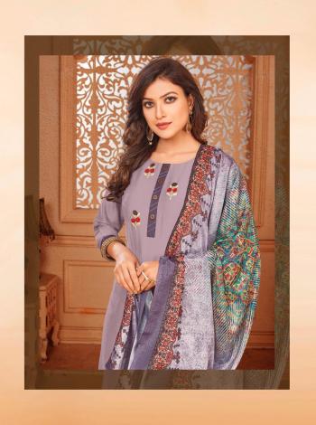 RT Surili Chinon Slub Kurtis with palazzo and Dupatta