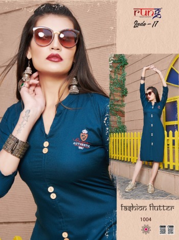 Rung Lado vol 17 Rayon kurtis Wholesaler