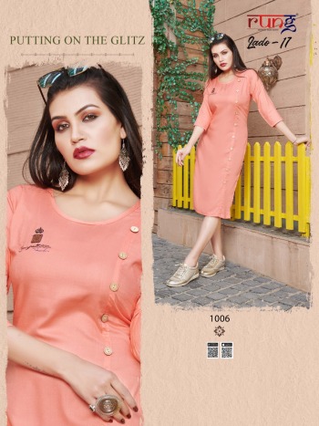 Rung Lado vol 17 Rayon kurtis Wholesaler