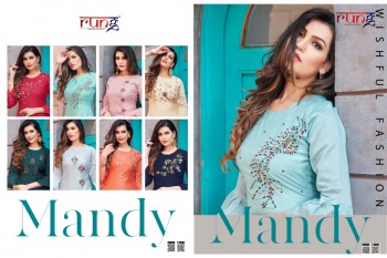 Rung Mandy Modal Silk kurtis wholesaler