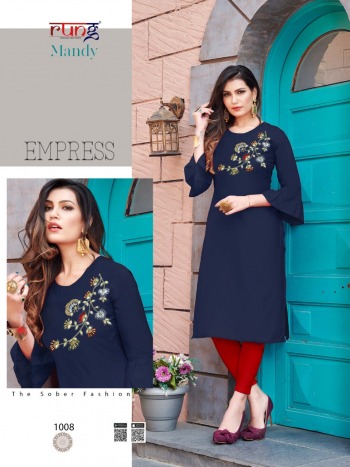 Rung Mandy Modal Silk kurtis wholesaler