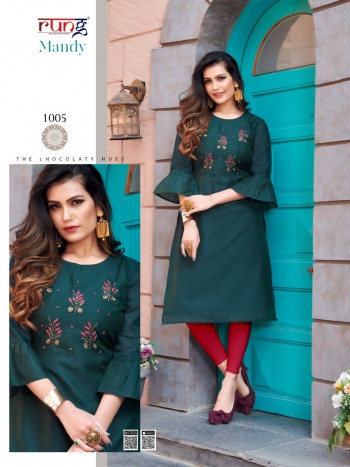 Rung Mandy Modal Silk kurtis wholesaler