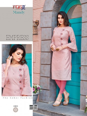 Rung Mandy Modal Silk kurtis wholesaler