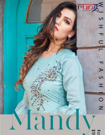 Rung Mandy Modal Silk kurtis wholesaler