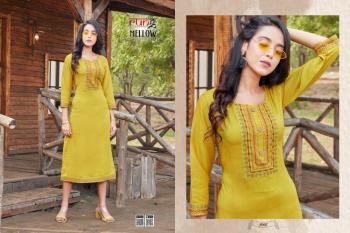 Rung Mellow Casual wear kurtis