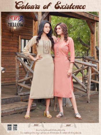 Rung Mellow Casual wear kurtis