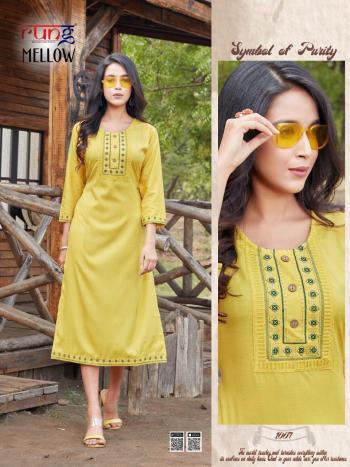 Rung Mellow Casual wear kurtis