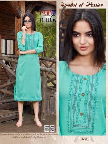 Rung Mellow Casual wear kurtis