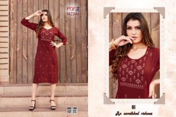 Rung Naishaa Rayon Daily wear Kurtis wholesaler