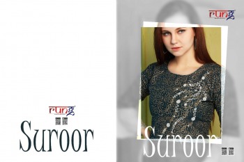 Rung Suroor Kurtis with Sharara catalog wholesaler