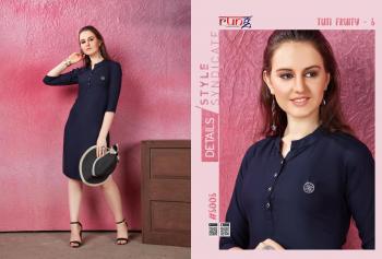 Rung tuti fruity 5 rayon daily wear kurtis wholesaler