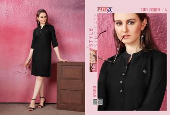 Rung tuti fruity 5 rayon daily wear kurtis wholesaler