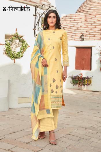 S Nirukht Cotton Satin Salwar kameez wholesaler