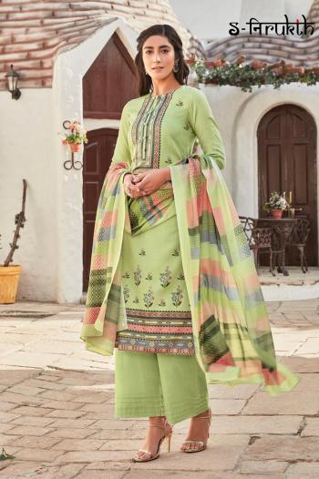 S Nirukht Cotton Satin Salwar kameez wholesaler