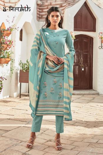 S Nirukht Cotton Satin Salwar kameez wholesaler