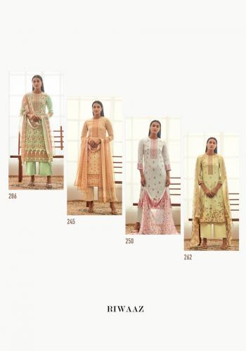 S-nirukth Riwaaz Zam Satin Salwar Kameez wholesaler