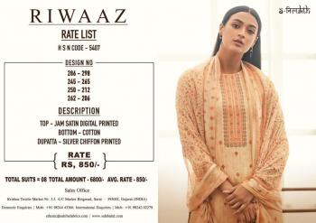 S-nirukth Riwaaz Zam Satin Salwar Kameez wholesaler