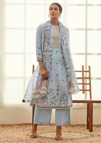 S-nirukth Riwaaz Zam Satin Salwar Kameez wholesaler