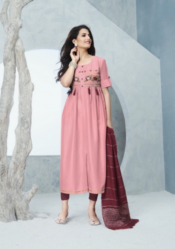 S3 Forever Richi Rich kurtis with Dupatta catalog