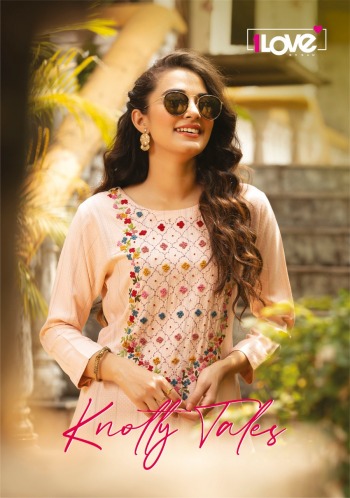 S4U 1love Knotty Tales Rayon kurtis wholesaler