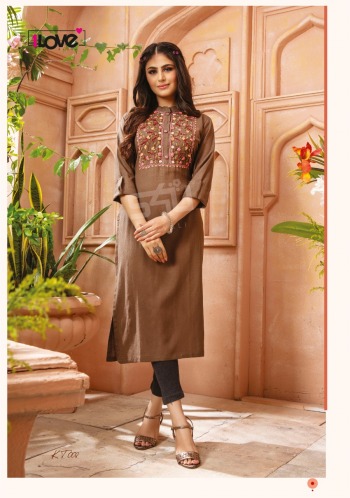 S4U 1love Knotty Tales Rayon kurtis wholesaler