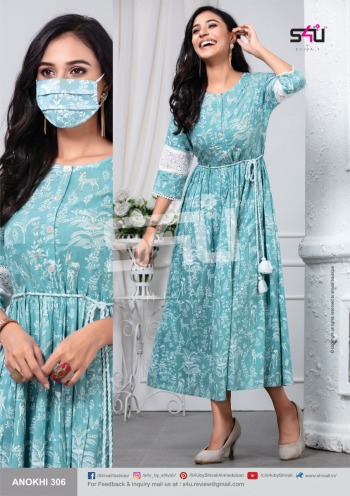 S4U Anokhi Party wear Kurtis wholesaler