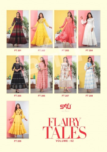 S4U Flairy Tales vol 2 Anarkali Long gown wholesale Price