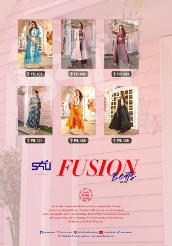 S4U Fusion Beats vol 4 Party wear kurtis wholesaler