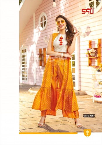 S4U Fusion Beats vol 4 Party wear kurtis wholesaler