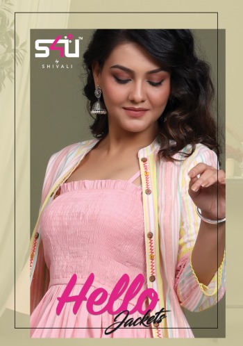 S4U Hello Jacket vol 5 Kurtis with Jacket Buy wholesale Price