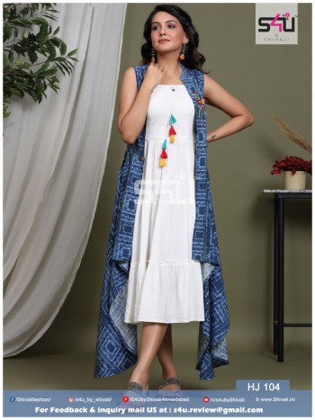 S4U Hello Jacket vol 5 Kurtis with Jacket Buy wholesale Price