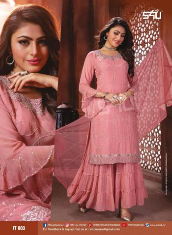 S4U Inayat party wear, traditional Kurtis with Sharara wholesale Price