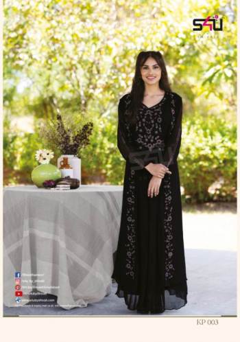 S4U-Kitty-Party-Georgette-Party-wear-gown-wholesale-Price-3