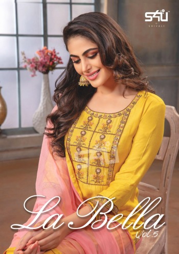 S4U La bella vol 5 Kurtis with pant buy wholesale Price