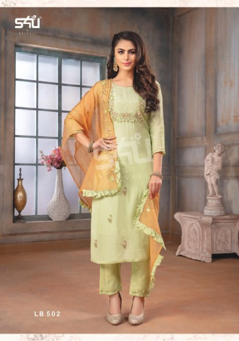 S4U La bella vol 5 Kurtis with pant buy wholesale Price