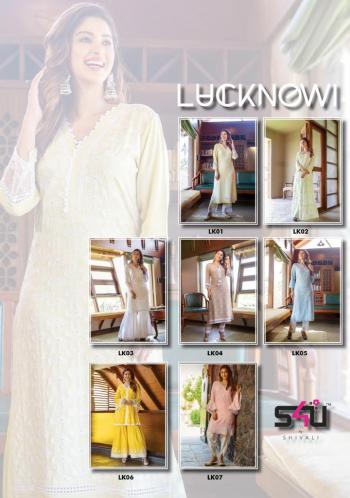 S4U lucknowi rayon Kurtis with palazzo and Sharara wholesaler