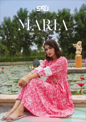 S4U Maria vol 2 rayon Kurtis wholesaler