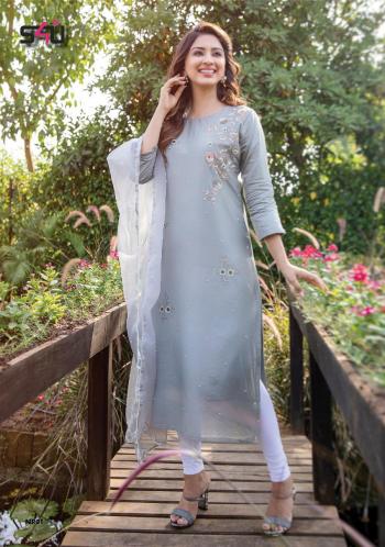 S4U Noor kurtis with pant and Dupatta wholesale price