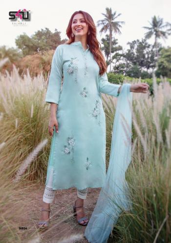 S4U Noor kurtis with pant and Dupatta wholesale price