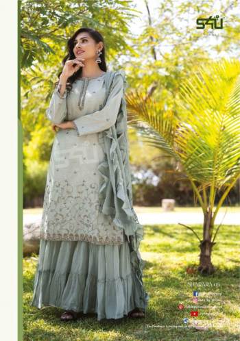 S4U Sharara Silk Wedding bridal Readymade Suits