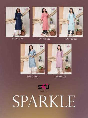 S4U-Sparkle-Luxury-kurtis-with-Pant-catalog-wholesaler-3