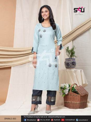 S4U-Sparkle-Luxury-kurtis-with-Pant-catalog-wholesaler-4